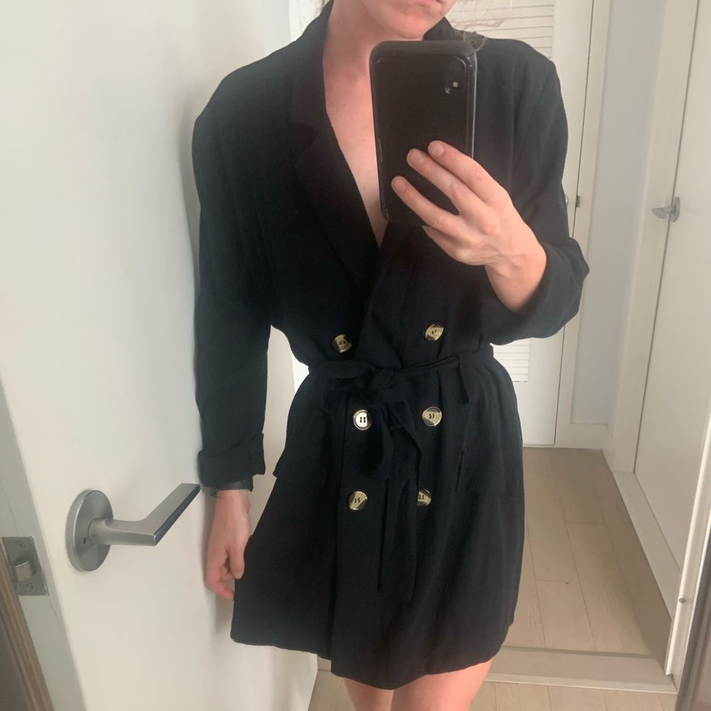 Blazer/trench coat style dress